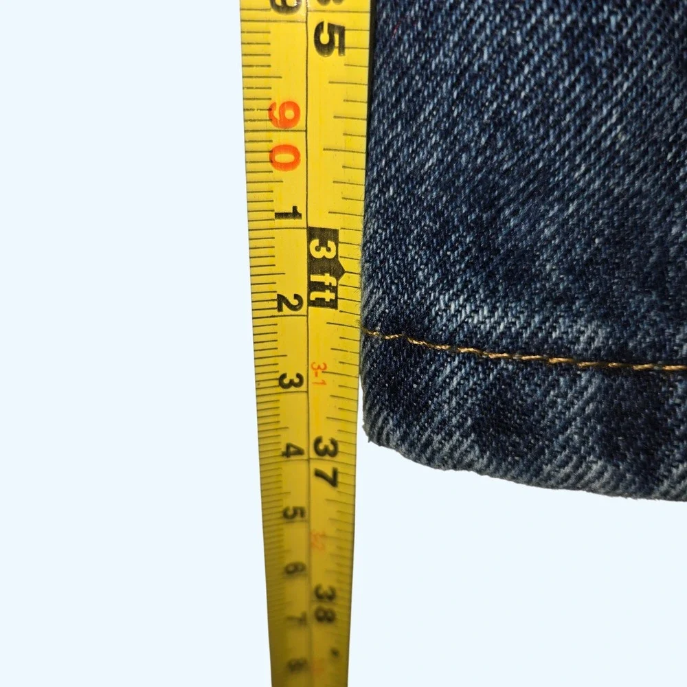 Wrangler PBR Mens Straight Leg Jeans Denim 36x36 (Inseam ~37